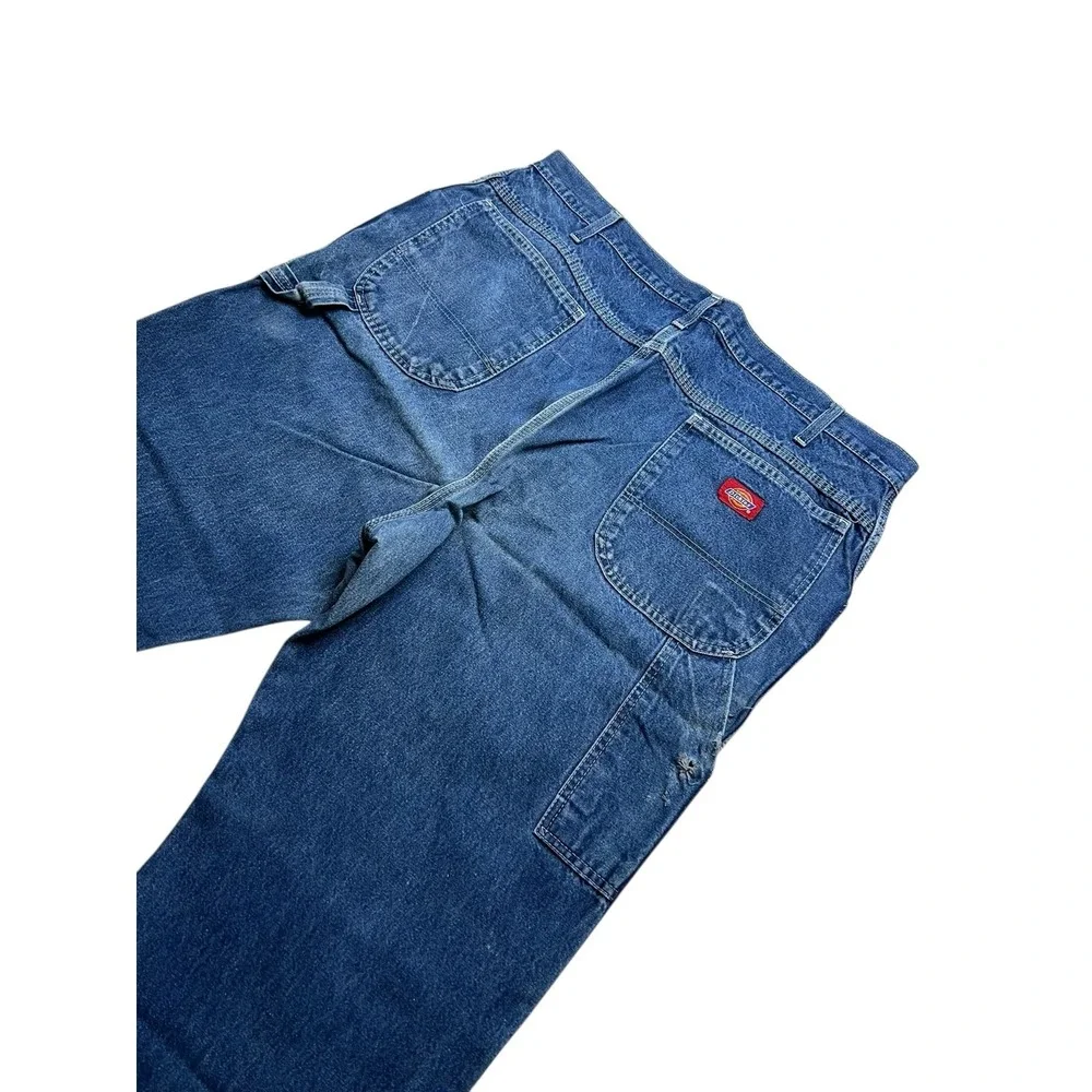 Dickies Carpenter Jeans‎ Mens 40x30 Blue Vintage 80s Workwear Distressed Denim